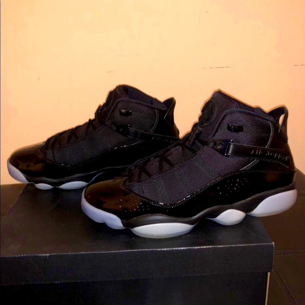 Jordan 6 Rings Black Ice Size 11.5